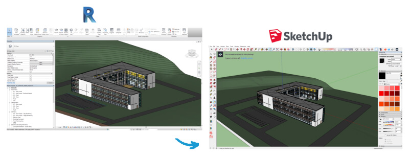 Nên học Revit hay SketchUp để thiết kế kiến trúc chuyên nghiệp?
